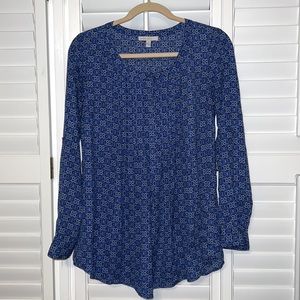 Pale Sky - Size Medium - Boho Top or Tunic - Excellent Condition